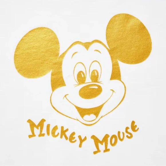 Uniqlo x Mickey Mouse Mickey Shines Long-Sleeve Sweatshirt Crewneck Sz M - Picture 2 of 7